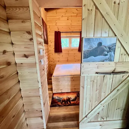 Casa de Férias Holzhaus Baerenhoehle Am Wald Und